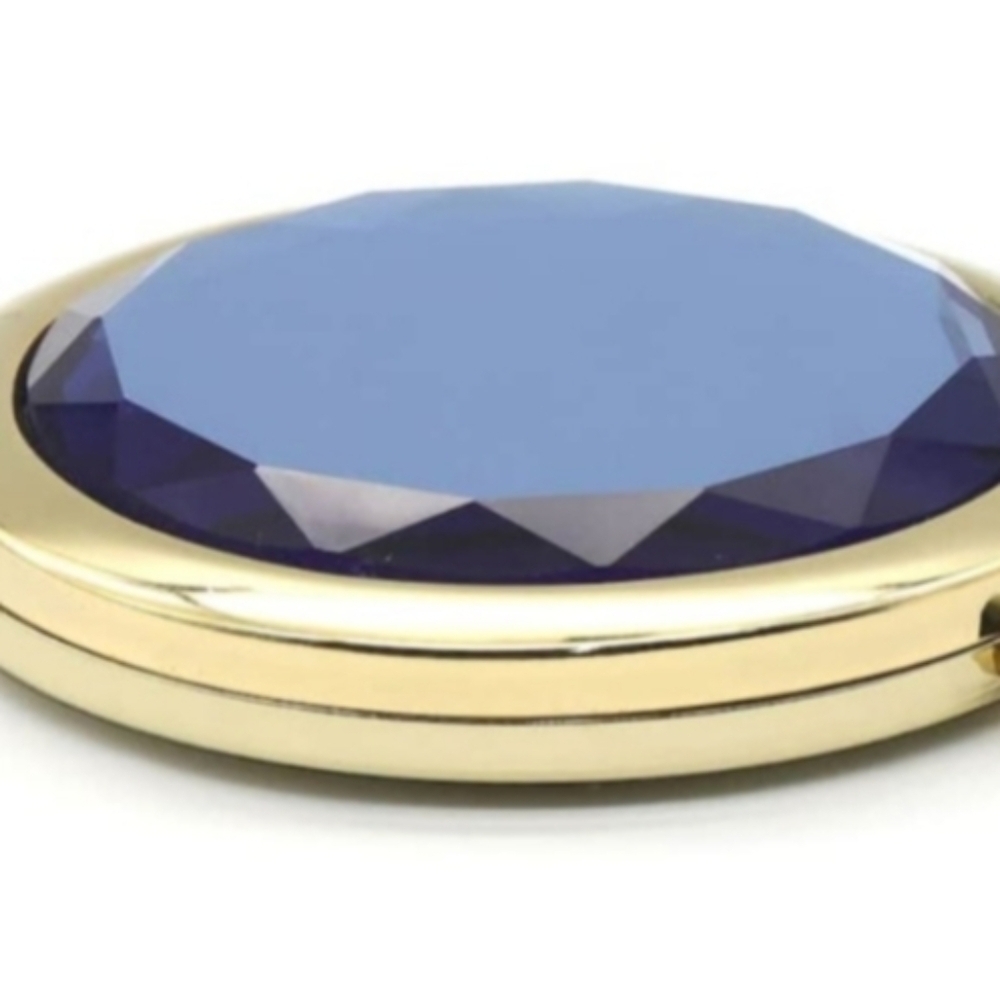 Goldtone Triple Mirror Compact - Picture 3 of 3